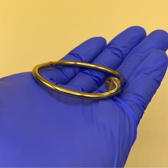 Elegant Gold Nail Bracelet - Picture 3 of 5